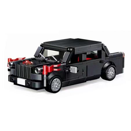 ACHKO 50032 non  XE KHÁCH BANG HONGQI bộ đồ chơi xếp lắp ráp ghép mô hình Racers COME ALIVE Đua Tốc Độ 339 khối