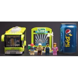 QMAN ENLIGHTEN KEEPPLEY 1121 non  XE BUÝT THÀNH PHỐ bộ đồ chơi xếp lắp ráp ghép mô hình City CITY BUSES 418 khối