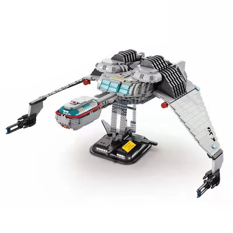 MOYU BLOCK MY89002 89002 non  CHIM ĂN THỊT TLINGEN bộ đồ chơi xếp lắp ráp ghép mô hình Movie & Game SPACECRAFT N.S.S ENTURPRISE TLHINCAN BEAST Phim Và Trò Chơi 3406 khối