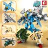 SEMBO 103242 103243 103244 103241 non  STEEL MECHA JIBIAN GALE MÁY BAY VẬN TẢI 4 TỔ HỢP CHIẾN ĐẤU TÀNG HÌNH TRỰC THĂNG VŨ TRANG bộ đồ chơi xếp lắp ráp ghép mô hình Transformers MECHA OF STEEL Robot Đại Chiến Người Máy Biến Hình 839 khối