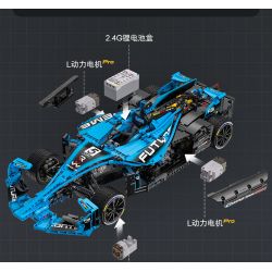 CADA DOUBLEE C64004 64004 TOP TOY TC1721 1721 non  CÔNG THỨC E 1:8 tỷ lệ 1:8 bộ đồ chơi xếp lắp ráp ghép mô hình FORMULA RACE CAR 1667 khối