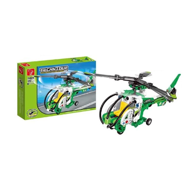 TA GAOLE T1021-4 1021-4 non  TRỰC THĂNG bộ đồ chơi xếp lắp ráp ghép mô hình  HELICOPTER Kỹ Thuật Công Nghệ Cao Mô Hình Phương Tiện 173 khối