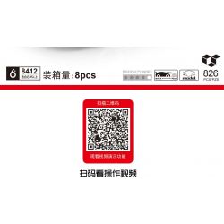 SHENG YUAN SY 8412 non  FERRARI 488 GTE. bộ đồ chơi xếp lắp ráp ghép mô hình  Kỹ Thuật Công Nghệ Cao Mô Hình Phương Tiện 826 khối