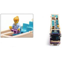 QMAN ENLIGHTEN KEEPPLEY 1123 non  XE BUÝT DU LỊCH 2 TẦNG bộ đồ chơi xếp lắp ráp ghép mô hình City SIGHTSEEING BUS Thành Phố 455 khối