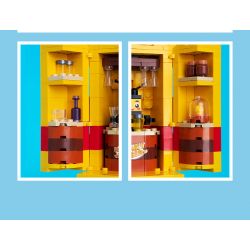 OXFORD ST33348 33348 non  CAFÉ EDIYA bộ đồ chơi xếp lắp ráp ghép mô hình Town EDIYA COFFEE Thị Trấn 1023 khối