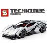 SHENG YUAN SY 8313 8315 non  LAMBORGHINI BACK CAR. bộ đồ chơi xếp lắp ráp ghép mô hình  TECHINQUE Kỹ Thuật Công Nghệ Cao Mô Hình Phương Tiện 684 khối