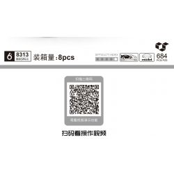 SHENG YUAN SY 8313 8315 non  LAMBORGHINI BACK CAR. bộ đồ chơi xếp lắp ráp ghép mô hình  TECHINQUE Kỹ Thuật Công Nghệ Cao Mô Hình Phương Tiện 684 khối