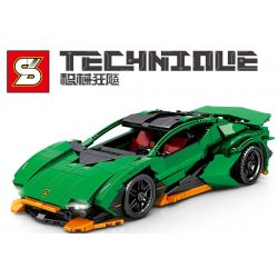 SHENG YUAN SY 8313 8315 non  LAMBORGHINI BACK CAR. bộ đồ chơi xếp lắp ráp ghép mô hình  TECHINQUE Kỹ Thuật Công Nghệ Cao Mô Hình Phương Tiện 684 khối