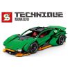 SHENG YUAN SY 8313 8315 non  LAMBORGHINI BACK CAR. bộ đồ chơi xếp lắp ráp ghép mô hình  TECHINQUE Kỹ Thuật Công Nghệ Cao Mô Hình Phương Tiện 684 khối
