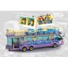 QMAN ENLIGHTEN KEEPPLEY 1123 non  XE BUÝT DU LỊCH 2 TẦNG bộ đồ chơi xếp lắp ráp ghép mô hình City SIGHTSEEING BUS Thành Phố 455 khối