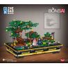ZHEGAO 00903 non  CÂY CẢNH SOPHORA bộ đồ chơi xếp lắp ráp ghép mô hình BONSAI MEET CHINESE STYLE 1008 khối