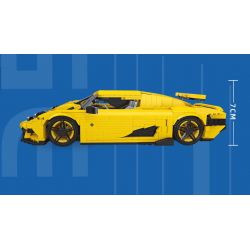 MouldKing 10018 Mould King 10018 non  KOENIGSEGG REGERA bộ đồ chơi xếp lắp ráp ghép mô hình Creator Expert Chuyên Gia Sáng Tạo 1341 khối