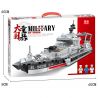 MINGDI 9020 non  TÀU TUẦN TRA QUÂN SỰ GIAO LONG bộ đồ chơi xếp lắp ráp ghép mô hình Military Army Quân Sự Bộ Đội 826 khối