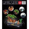 ZHEGAO 00899 non  CÂY THÔNG XANH bộ đồ chơi xếp lắp ráp ghép mô hình BONSAI MAJESTIC CHINESE STYLE 1426 khối