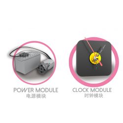 HENGTAI 92033 non  BÁNH XE THỜI GIAN bộ đồ chơi xếp lắp ráp ghép mô hình TIMESPRITE TIME WHEEL 1784 khối