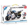 LEIBAO 8107 non  TỐC ĐỘ TÍCH LŨY KHI LÁI XE BMW Z1000RR 1:14 tỷ lệ 1:14 bộ đồ chơi xếp lắp ráp ghép mô hình Motorcycle Motorbike Xe Hai Bánh 477 khối
