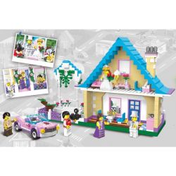 QMAN ENLIGHTEN KEEPPLEY 1129 non  ĐÁM CƯỚI HẠNH PHÚC bộ đồ chơi xếp lắp ráp ghép mô hình City WEDDING ROOM Thành Phố 613 khối