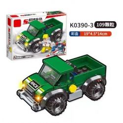 MINGDI LEIBAO K0390 0390 non  NHÓM TỐC ĐỘ TỔ HỢP MECHA 8 bộ đồ chơi xếp lắp ráp ghép mô hình Racers SPEED RACING Đua Tốc Độ 857 khối