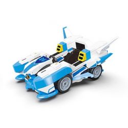 XINGBAO XB non  6 LÁ CỜ ĐỎ NGỌN LỬA TAXI ĐỘI CHIẾN THẮNG GT3 SAIBO BURST MARATHON TOÀN CẦU ATATE LAPETOS bộ đồ chơi xếp lắp ráp ghép mô hình Crazy Racing Đua Xe Điên Loạn 957 khối