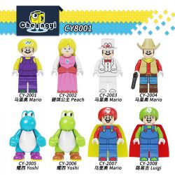 CHENGYI CY8001 8001 non  HÀNG TRĂM NGƯỜI 8 SUPER MARIO bộ đồ chơi xếp lắp ráp ghép mô hình Movie & Game Phim Và Trò Chơi