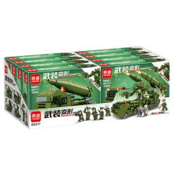 MINGDI LEIBAO K0317 0317 non  CHUYỂN ĐỔI VŨ TRANG 8 SỰ KẾT HỢP GIỮA XE TÊN LỬA VÀ CƠ KHÍ bộ đồ chơi xếp lắp ráp ghép mô hình ARMED DEFORMATION 983 khối