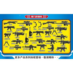 MINGDI LEIBAO C002 non  THUNDERBOLT MEN KẾT HỢP XE RADAR 8 bộ đồ chơi xếp lắp ráp ghép mô hình City THUNDER POLICE Thành Phố 768 khối