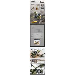 SLUBAN M38-B0890 B0890 0890 M38B0890 38-B0890 non  M777 LIGHT GRENADERS. bộ đồ chơi xếp lắp ráp ghép mô hình Military Army Quân Sự Bộ Đội 258 khối