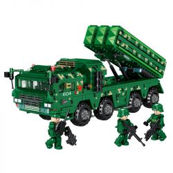 ZHEGAO QL0196 0196 non  LINH HỒN QUÂN ĐỘI MÁU SẮT SÚNG PHÓNG TÊN LỬA GUARDIAN-2D bộ đồ chơi xếp lắp ráp ghép mô hình Iron Blood Military Spirit PALACE BUILDING 1166 khối