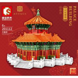 SEMBO 201112 non  VẠN XUÂN ĐÌNH bộ đồ chơi xếp lắp ráp ghép mô hình Architecture PALACE BUILDING Công Trình Kiến Trúc