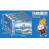 SEMBO 105515 105516 105517 105518 non  DỰ ÁN 956 TỔ HỢP 4 LỚP TÀU KHU TRỤC HIỆN ĐẠI bộ đồ chơi xếp lắp ráp ghép mô hình Iron Blood Heavy Equipment TYPE P.956 DESTROYER Đặc Nhiệm Máu Và Sắt 1015 khối