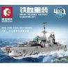 SEMBO 105515 105516 105517 105518 non  DỰ ÁN 956 TỔ HỢP 4 LỚP TÀU KHU TRỤC HIỆN ĐẠI bộ đồ chơi xếp lắp ráp ghép mô hình Iron Blood Heavy Equipment TYPE P.956 DESTROYER Đặc Nhiệm Máu Và Sắt 1015 khối