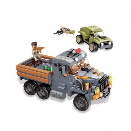 GUDI 20105 non  THÂM NHẬP VÀO NGƯỜI VẬN CHUYỂN bộ đồ chơi xếp lắp ráp ghép mô hình SWORD FORCE 416 khối