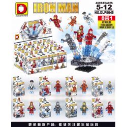 DUO LE PIN DLP9045 9045 non  IRON MAN 8. bộ đồ chơi xếp lắp ráp ghép mô hình Marvel Super Heroes Siêu Anh Hùng Marvel
