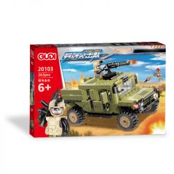 GUDI 20103 non  CUỘC TẤN CÔNG HUMMER bộ đồ chơi xếp lắp ráp ghép mô hình SWORD FORCE 263 khối
