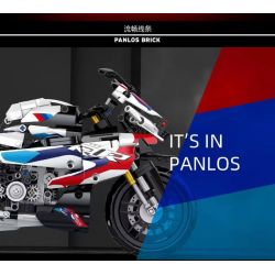 PanlosBrick 672004 Panlos Brick 672004 non  BMW M1000RR bộ đồ chơi xếp lắp ráp ghép mô hình  BMW 1000 RR Kỹ Thuật Công Nghệ Cao Mô Hình Phương Tiện 912 khối