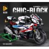 PanlosBrick 672004 Panlos Brick 672004 non  BMW M1000RR bộ đồ chơi xếp lắp ráp ghép mô hình  BMW 1000 RR Kỹ Thuật Công Nghệ Cao Mô Hình Phương Tiện 912 khối
