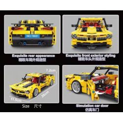 TA GAOLE T3031 3031 non  XE LÙI MÀU VÀNG bộ đồ chơi xếp lắp ráp ghép mô hình  SUPERCAR Kỹ Thuật Công Nghệ Cao Mô Hình Phương Tiện 549 khối