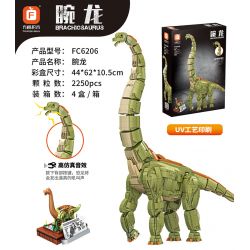 FORANGE FC6206 6206 non  RỒNG CỔ TAY bộ đồ chơi xếp lắp ráp ghép mô hình Creator Expert BRACHIOSAURUS Chuyên Gia Sáng Tạo 2250 khối