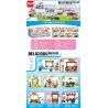 MINGDI LEIBAO K0273 0273 non  QUẦY HÀNG THỰC PHẨM DÀNH CHO NGƯỜI SÀNH ĂN bộ đồ chơi xếp lắp ráp ghép mô hình DELICIOUS SNACK STALL 925 khối