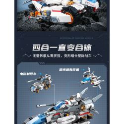 Enlighten 41310 Qman 41310 non  THỢ SĂN SAO bộ đồ chơi xếp lắp ráp ghép mô hình Transformers Robot Đại Chiến Người Máy Biến Hình 521 khối