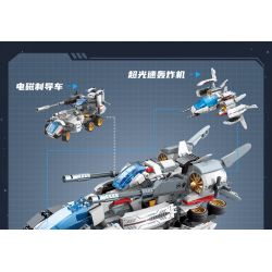 Enlighten 41310 Qman 41310 non  THỢ SĂN SAO bộ đồ chơi xếp lắp ráp ghép mô hình Transformers Robot Đại Chiến Người Máy Biến Hình 521 khối