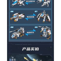 Enlighten 41310 Qman 41310 non  THỢ SĂN SAO bộ đồ chơi xếp lắp ráp ghép mô hình Transformers Robot Đại Chiến Người Máy Biến Hình 521 khối