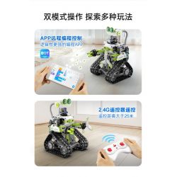 CADA DOUBLEE C83001 83001 non  ROBOT LẬP TRÌNH I.BOT bộ đồ chơi xếp lắp ráp ghép mô hình  Kỹ Thuật Công Nghệ Cao Mô Hình Phương Tiện 434 khối