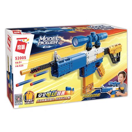 Enlighten 52005 Qman 52005 non  SÚNG TRƯỜNG TỰ ĐỘNG M416 bộ đồ chơi xếp lắp ráp ghép mô hình  MODEL POWER Kỹ Thuật Công Nghệ Cao Mô Hình Phương Tiện 629 khối