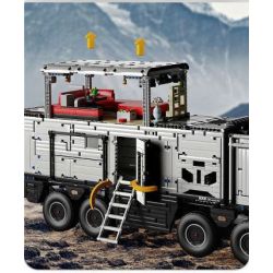 SUPER 18K K199 TA GAOLE T4009 4009 non  MÔ TÔ ĐỊA HÌNH AMODILLO 8X8 bộ đồ chơi xếp lắp ráp ghép mô hình  RV OFF-ROAD Kỹ Thuật Công Nghệ Cao Mô Hình Phương Tiện 6068 khối