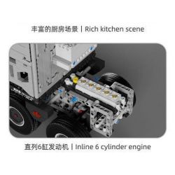 SUPER 18K K199 TA GAOLE T4009 4009 non  MÔ TÔ ĐỊA HÌNH AMODILLO 8X8 bộ đồ chơi xếp lắp ráp ghép mô hình  RV OFF-ROAD Kỹ Thuật Công Nghệ Cao Mô Hình Phương Tiện 6068 khối