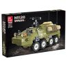 JIESTAR 61030 non  XE VẬN TẢI BỌC THÉP M1126 STRYKER bộ đồ chơi xếp lắp ráp ghép mô hình Military Army Quân Sự Bộ Đội 549 khối
