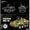 JIESTAR 61030 non  XE VẬN TẢI BỌC THÉP M1126 STRYKER bộ đồ chơi xếp lắp ráp ghép mô hình Military Army Quân Sự Bộ Đội 549 khối