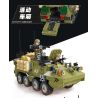 JIESTAR 61030 non  XE VẬN TẢI BỌC THÉP M1126 STRYKER bộ đồ chơi xếp lắp ráp ghép mô hình Military Army Quân Sự Bộ Đội 549 khối
