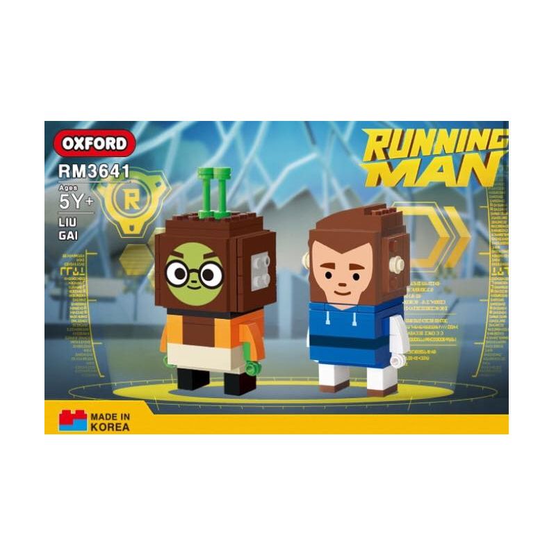 OXFORD RM3641 3641 non  TÔI IU GÁI bộ đồ chơi xếp lắp ráp ghép mô hình RUNNING MAN LIU GAI